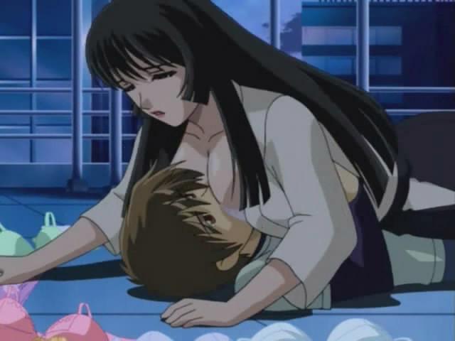 12P Crazy hentai clip from busty chick wrapping cock by tits