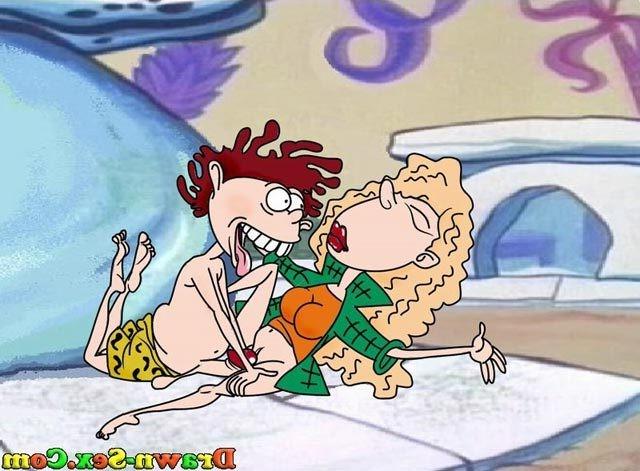 12P Eliza Thornberry shares Frank's dick and eats sperm 