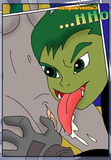 12P Lustful Starfire massages beest Boy and gets sperm