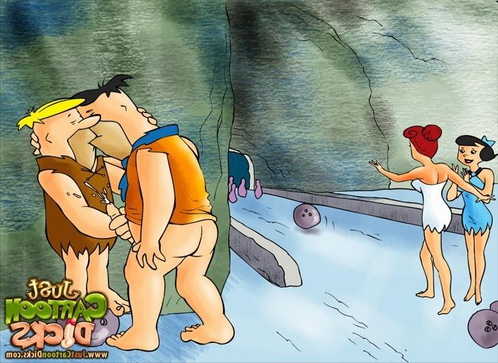 10P The Flintstones Gay old time