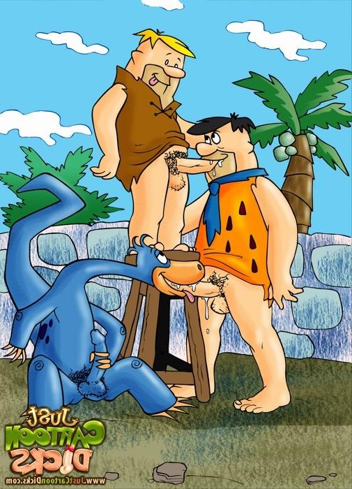 10P The Flintstones Gay old time
