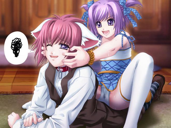 12P Anna with huge tits slams pervert Miroku then fucked