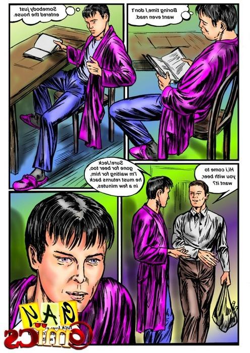 10P Gay Orgy Comics