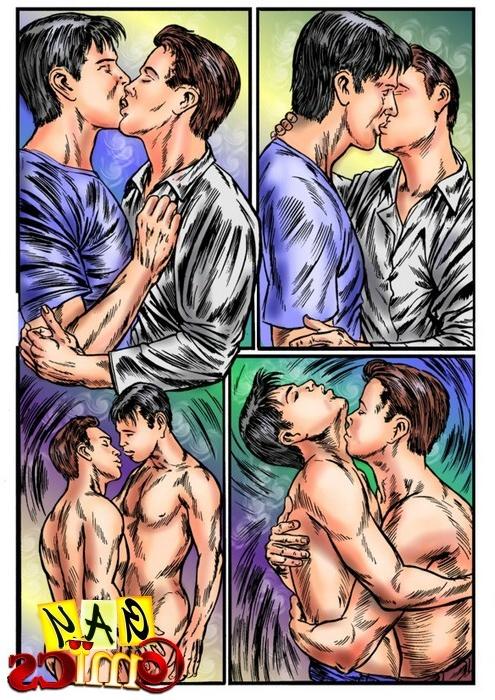 10P Gay Orgy Comics