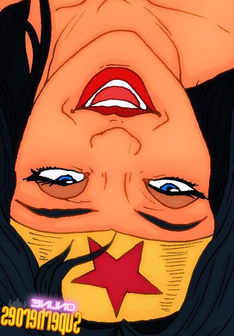12P Wonder Woman getting licked and squirting hole juice