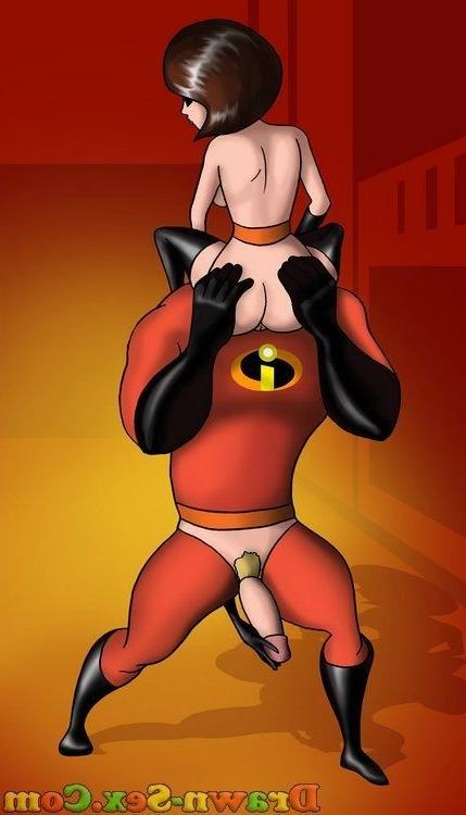 12P Smokin Elastigirl cheats while her husband is at work