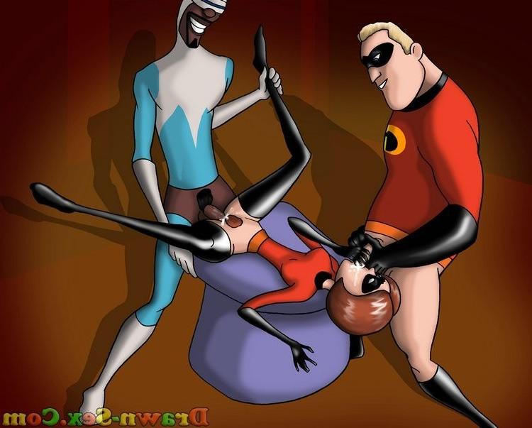12P Smokin Elastigirl cheats while her husband is at work