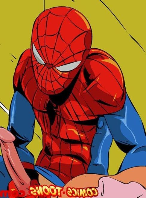 12P SpiderWoman slams SpiderMan and gets sperm