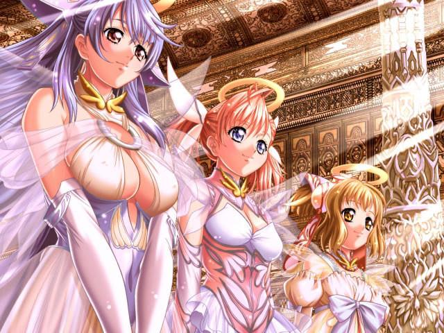 20P Perverted chubby hentai angels with big natural breasts