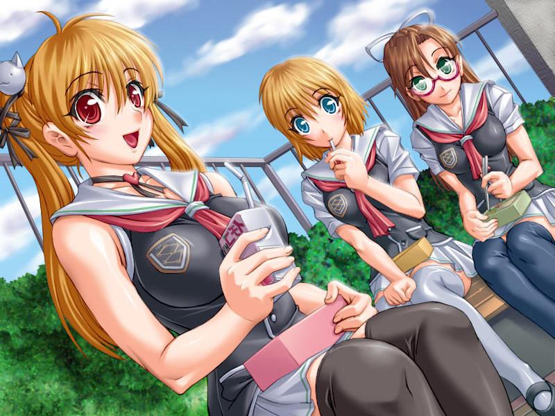 20P Beautiful young hentai virgins with big perky tits fucked hard