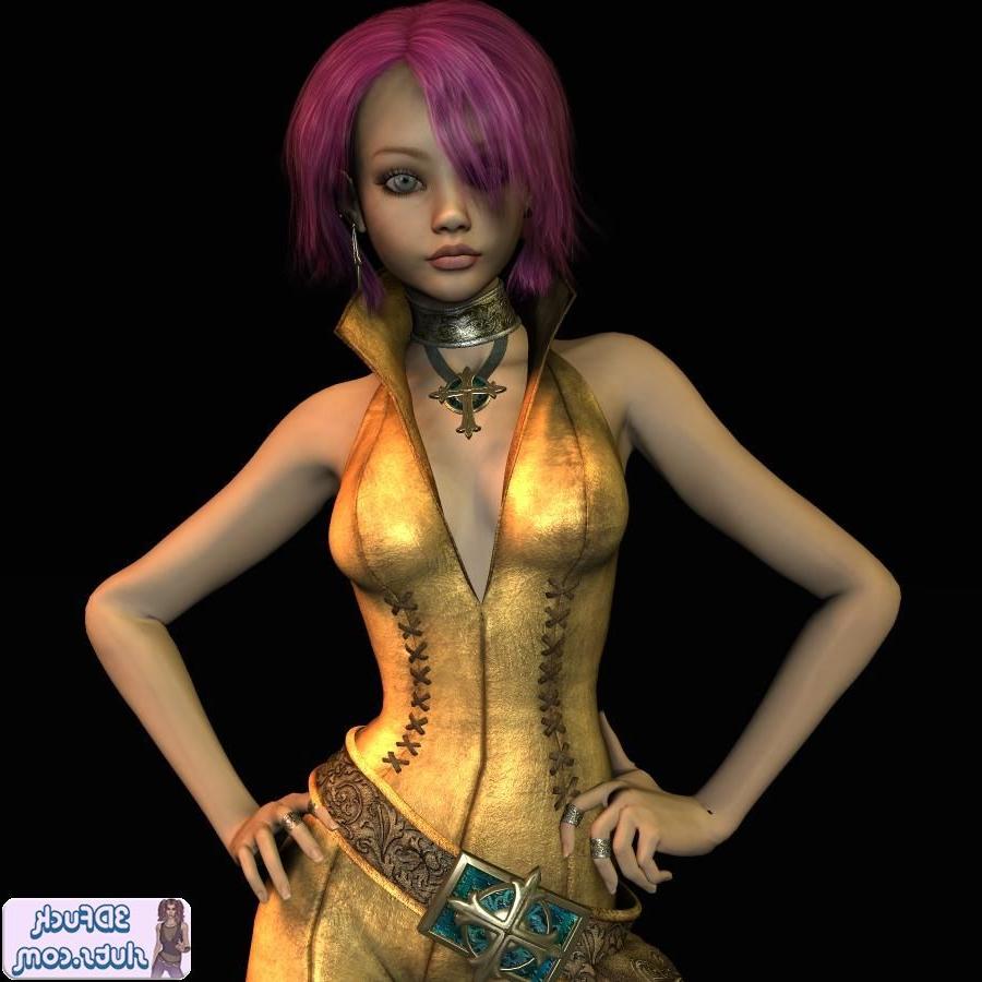20P 3D toons with red crazy hair
