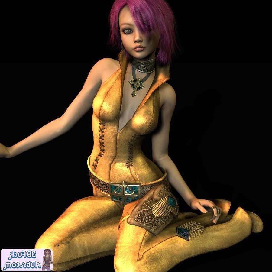 20P 3D toons with red crazy hair