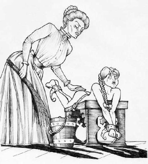 15P cute girls spanked until bright red ass