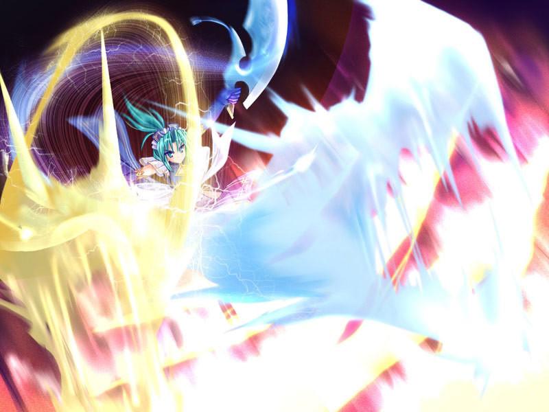 19P Beautiful busty hentai battle maid lets her master fuck her hard