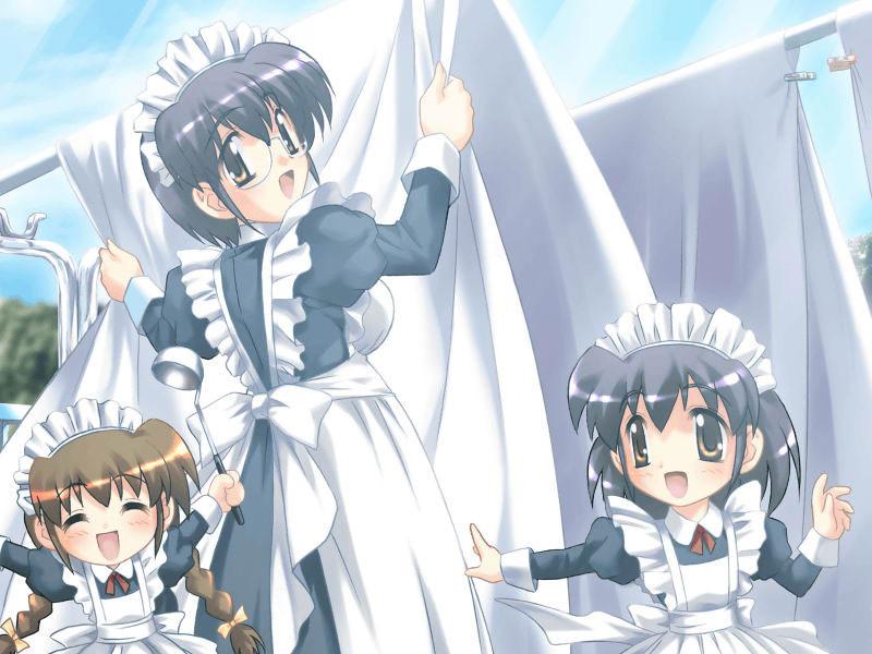 20P Maid training agency for hentai girls with firm bouncy breasts