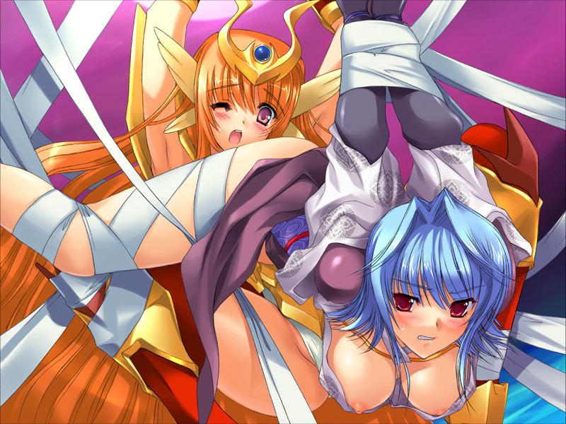 20P Crazy hentai heroines battle crime with their big titty style