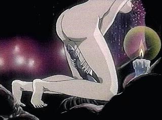16P Maid girl runs up on Demon Cock