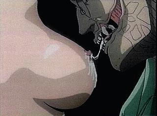 16P Maid girl runs up on Demon Cock