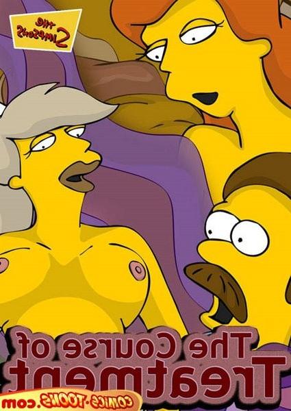 15P Obscene Simpsons orgies in perverted comics