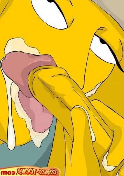 15P Obscene Simpsons orgies in perverted comics