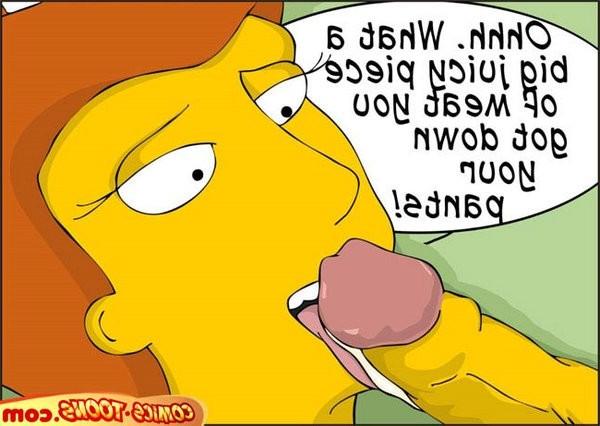 15P Obscene Simpsons orgies in perverted comics