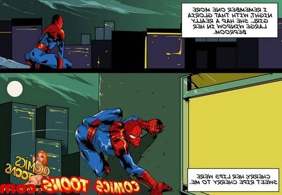 15P Perverted spiderman adult comics