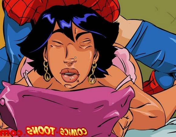 15P Perverted spiderman adult comics