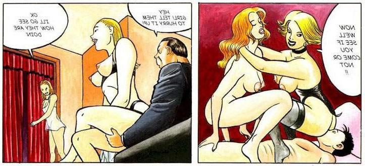 16P Funny hardcore comics sex machine
