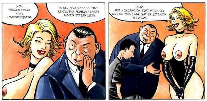 16P Funny hardcore comics sex machine