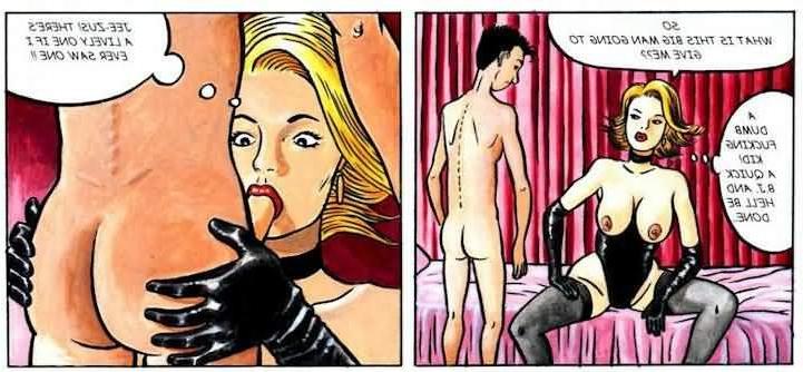 16P Funny hardcore comics sex machine
