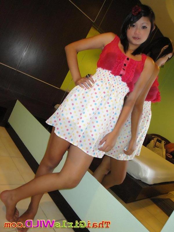 16P Tiny cute Asian teen doing self shot poses and being naughty