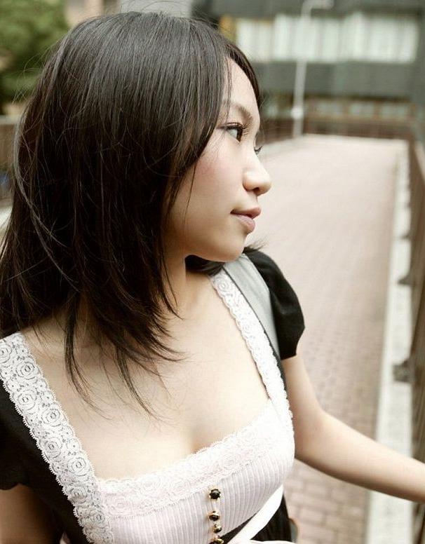 15P Hot asian teen maid Mio showing off tits and pussy