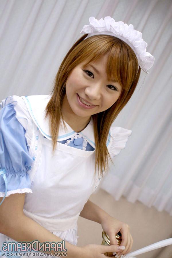 16P Iruka Sakana teasing in naughty maid uniform