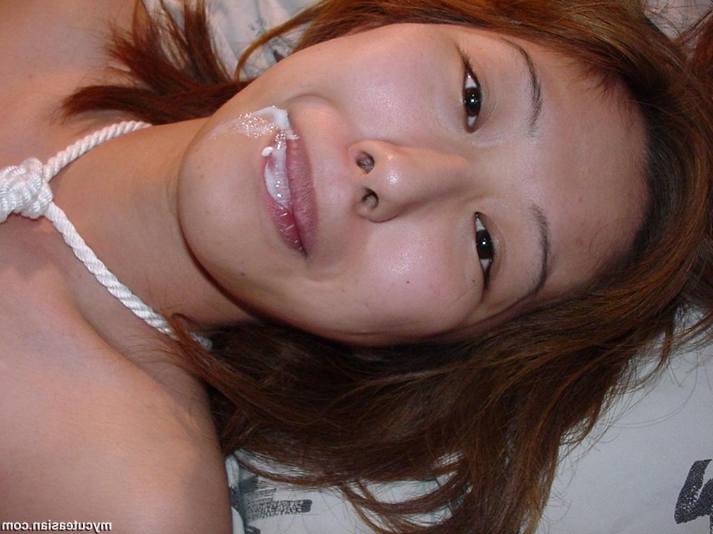 15P Loevely Asian amateur wife sucks n cumfaced
