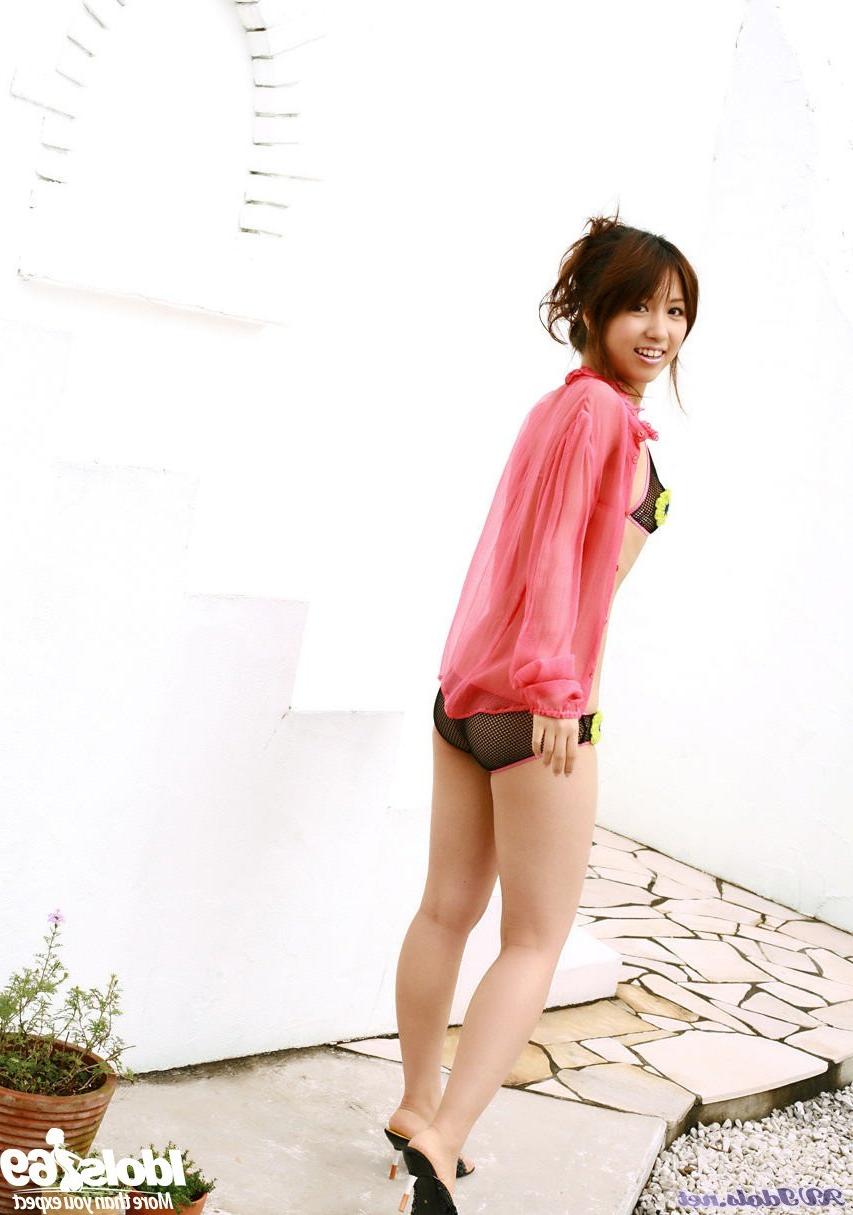 15P Petite japanese av idol poses in sexy panties