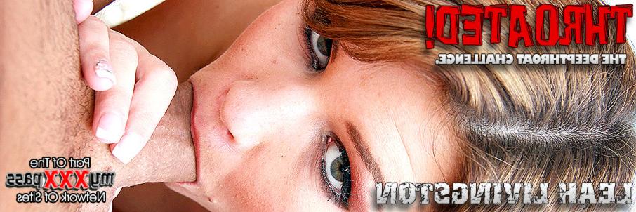 9P Luscious Leah Livingston gives cumdrenched blowjob