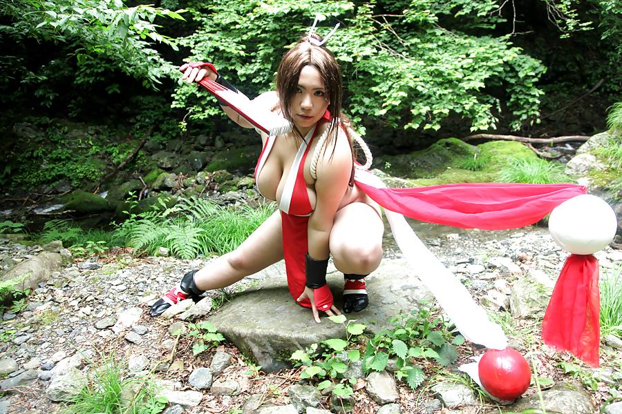 25P Big Tits Street Fighter Cosplay - Mai