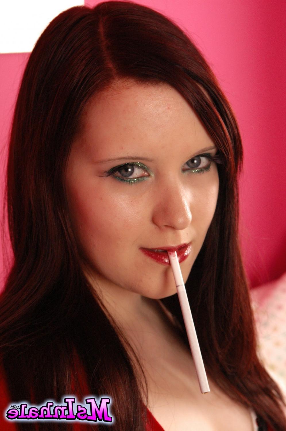 15P Closeups of smoking fetish babe MsInhale inhaling the smoke from