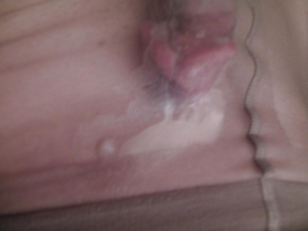 9P Bed humping in pantyhose