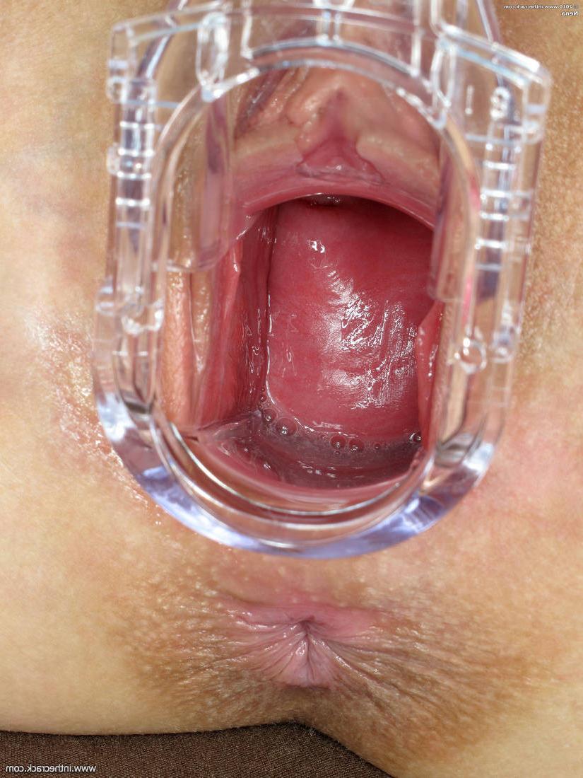 15P Petite teen Nena spreads pussy with speculum