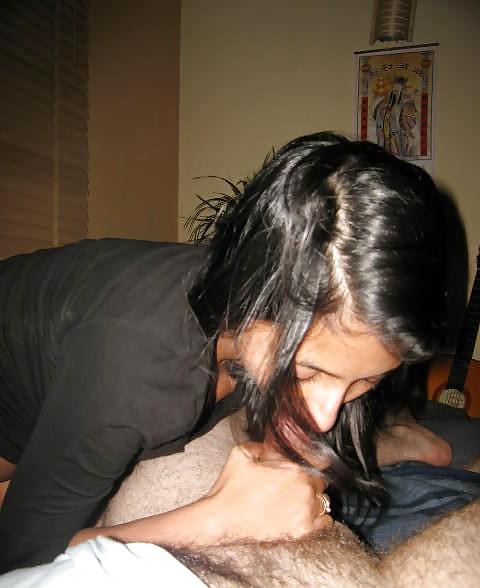 18P Indian girl on a white cock