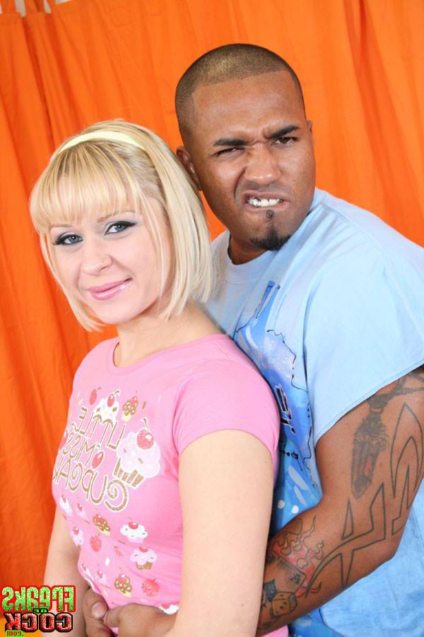 17P Tattooed blonde fucks super sized cock for facial