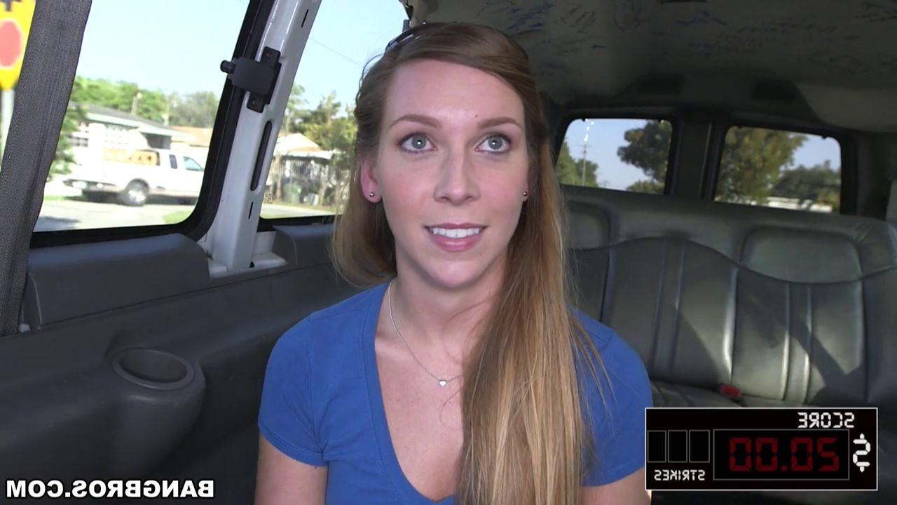 15P Fresh face Kaylee Banks riding the bang bus