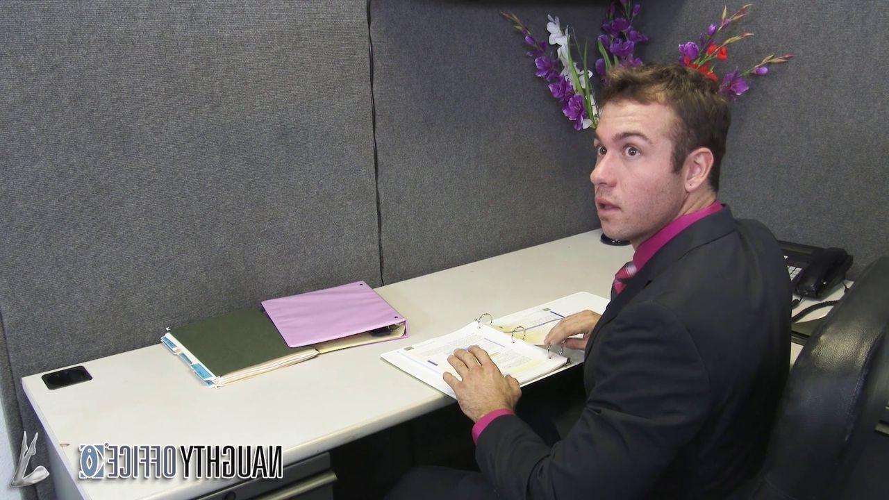 16P Busty office slut Lezley Zen has fun at work