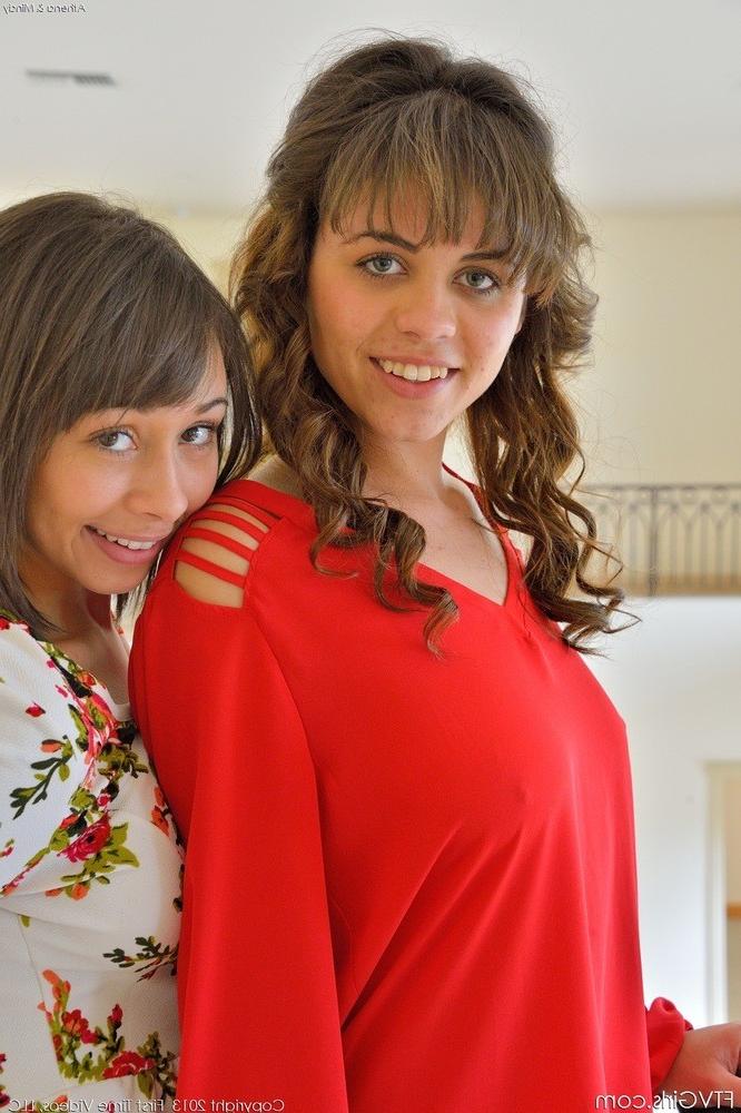 15P FTV Girls Athena And Mindy Cousins In Red