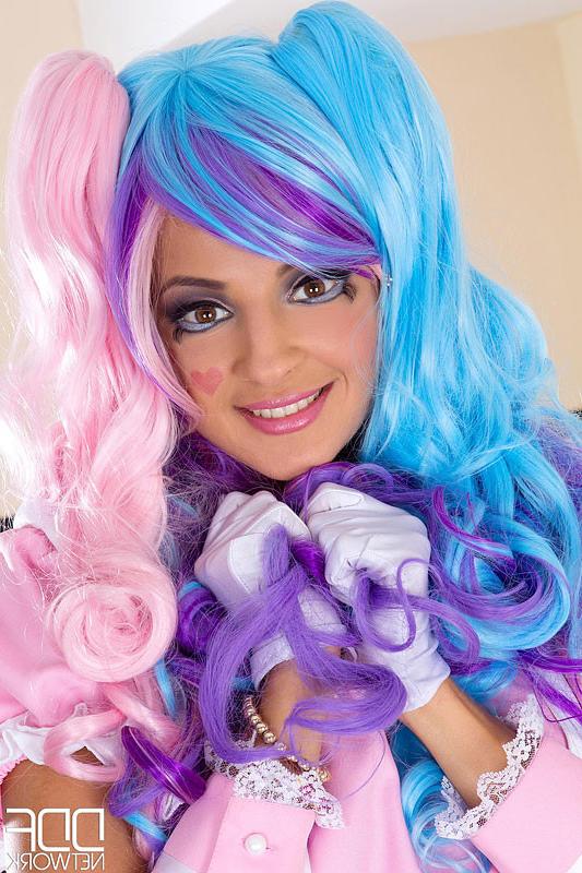 16P Melena Maria russian babe in super sexy cosplay outfit masturbates