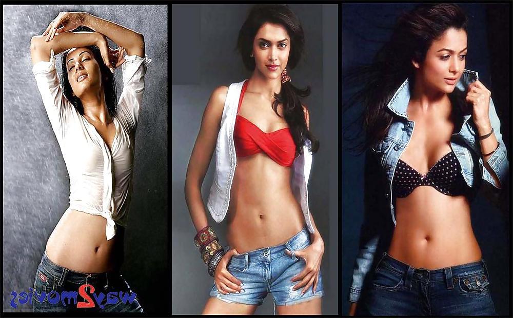 25P Indian actresses (Bollywood) hot navel show (non-nude)