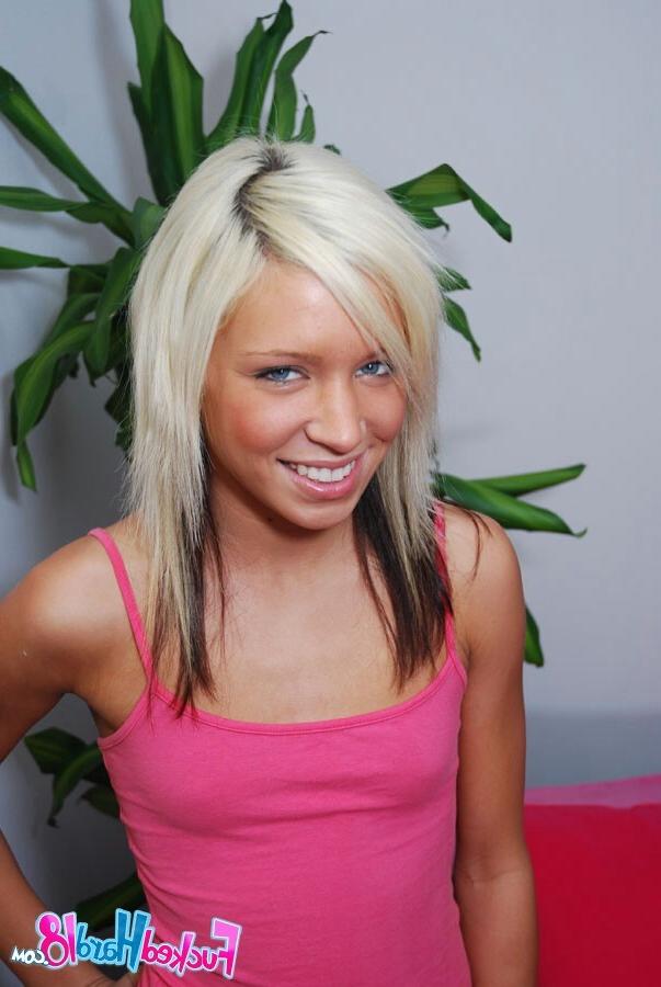14P Blonde teen gets finged and fucked on a massage table
