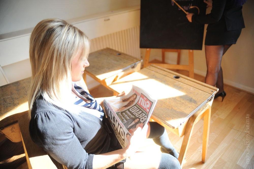 15P Schoolgirl caught by teacher