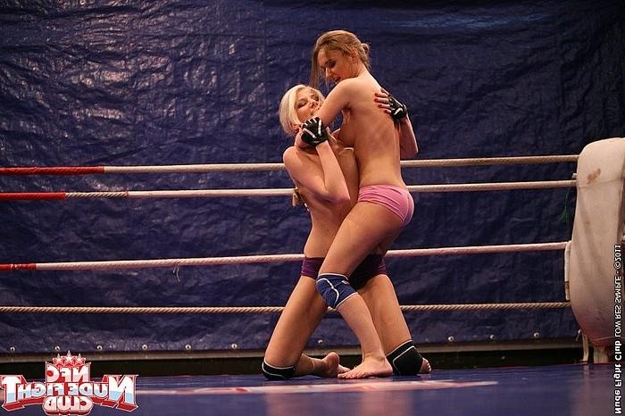16P Danielle Maye blonde in lesbian catfight with dominant Ava
